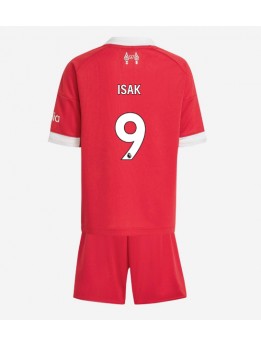 Liverpool Alexander Isak #9 Heimtrikotsatz für Kinder 2025-26 Kurzarm (+ Kurze Hosen)
